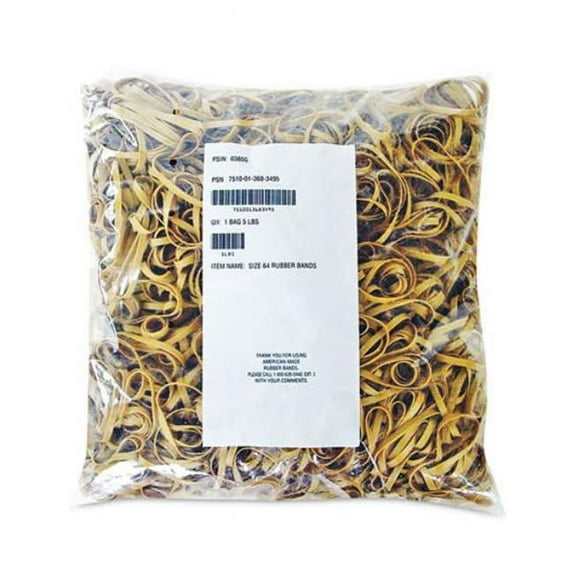 Alliance Rubber ALL2464306 Multi-Purpose Rubber Band - Size 64 - 2125 per Pack