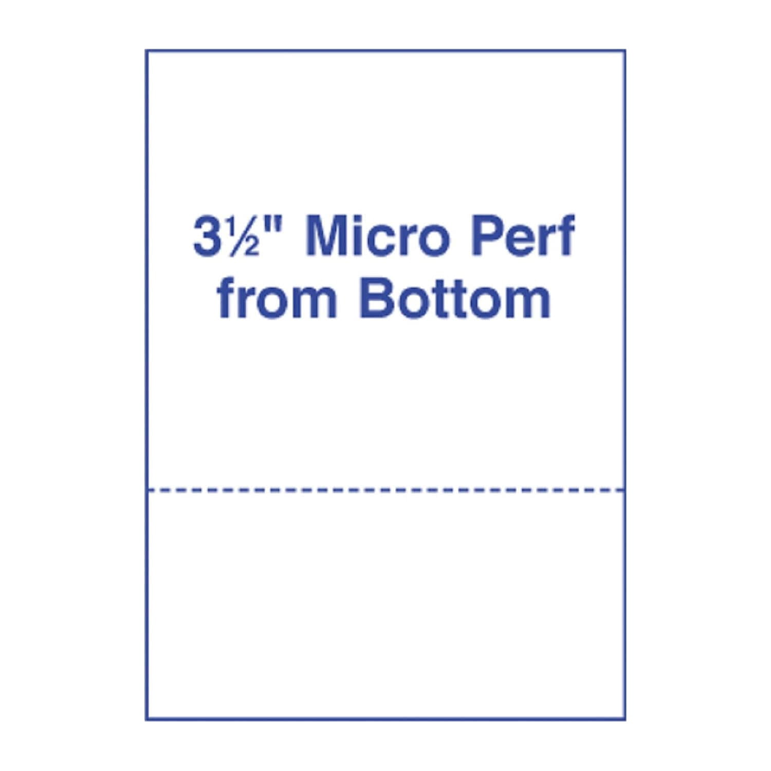 Alliance Rubber Alliance Pre-Perforated Cut Sheets, Perf. 3-1/2 30034