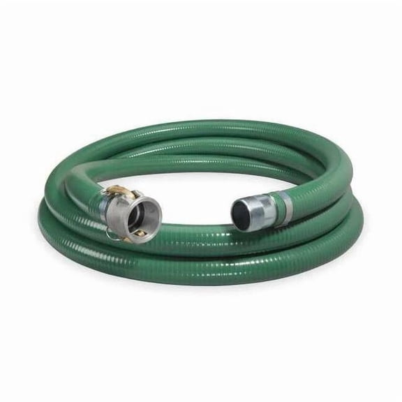 Alliance Rubber 1-1/2" ID x 20 ft PVC Discharge & Suction Hose GN SP150-20CN-G
