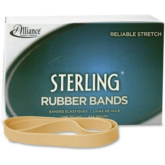 Alliance Sterling Rubber Bands Rubber Bands, 105, 5 x 5/8, 70 Bands/1lb Box -ALL25055
