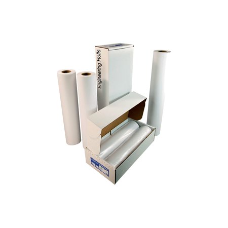 Alliance Wide Format Engineering Paper 20 lb. Bond 17" x 650' 4 Rolls 17650