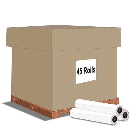 Alliance Wide Format Paper 22" x 500' Bond Engineering 20lb | 92 Bright | 45 Roll Bin | 3" Core