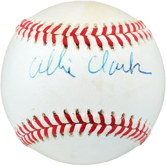 Allie Clark Autographed Official AL Baseball New York Yankees Beckett BAS #V68322