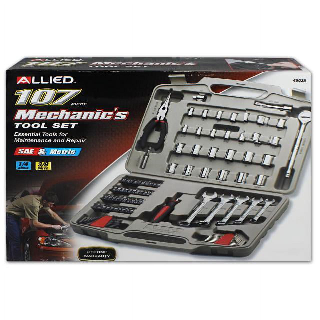 Allied 107 Pc Automotive Tool Set 49028
