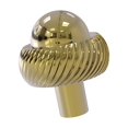thumbnail image 1 of Allied Brass 1-1/2-in Cabinet Knob, Unlacquered Brass, 1 of 2