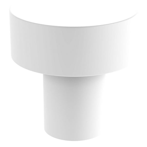 Allied Brass 1-in Cabinet Knob, Matte White