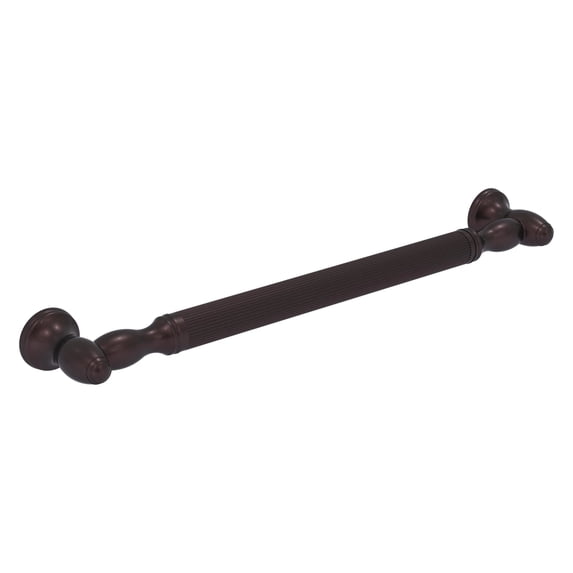 Allied Brass - 16-in Grab Bar Reeded in Antique Bronze