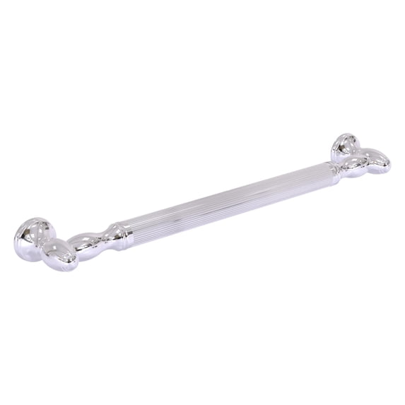 Allied Brass - 16-in Grab Bar Reeded in Polished Chrome
