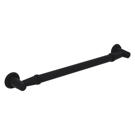 Allied Brass - 16-in Grab Bar Smooth in Matte Black