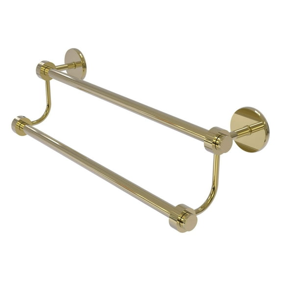 Allied Brass - 18 inch Double Towel Bar in Unlacquered Brass