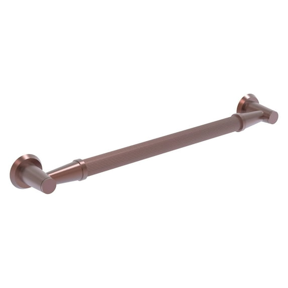 Allied Brass - 36-in Reeded Grab Bar in Antique Copper