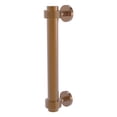 thumbnail image 1 of Allied Brass 402G-BBR 8 Inch Door Pull with Groovy Accents, Brushed Bronze, 1 of 10