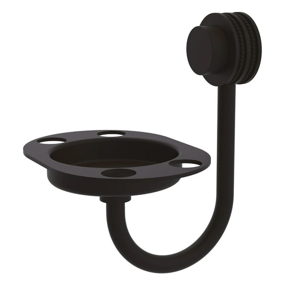 Allied Brass 426D-ORB Venus Collection Tumbler and Toothbrush Holder with Dotted Accents, Oil Rubbed Bronze