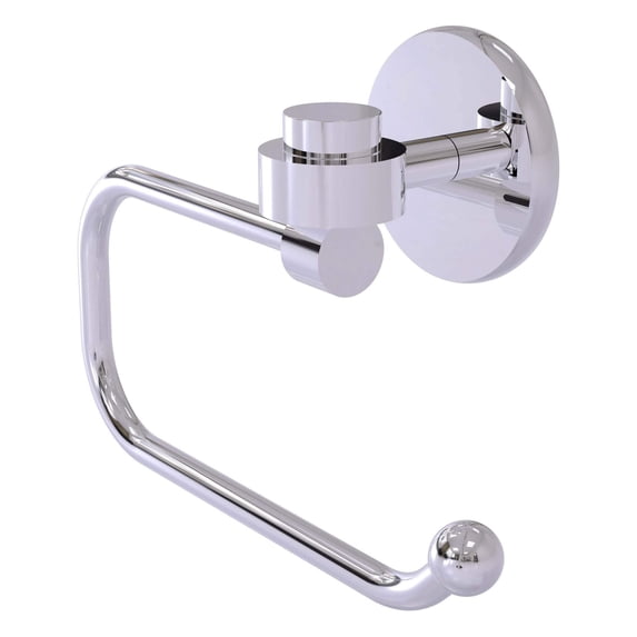 Allied Brass 7124E-PC Satellite Orbit One Collection Euro Style Toilet Tissue Holder, Polished Chrome