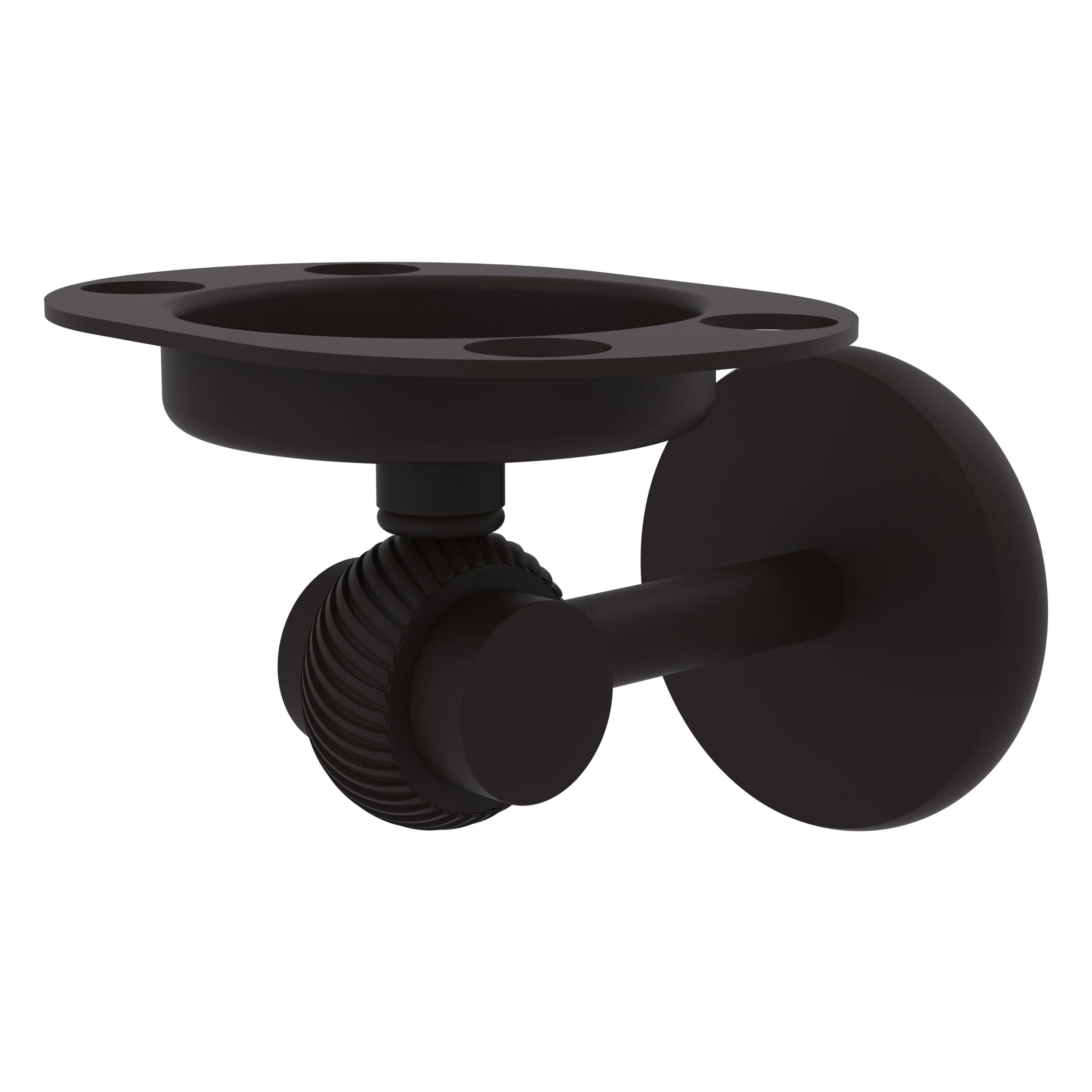 Jabonera De Pared Satellite Orbit Two – Latón Macizo, Acabado Duradero, Forro De Cristal Suave