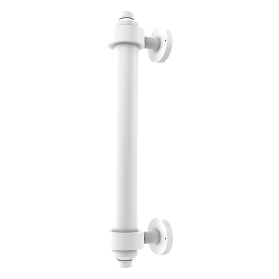 Allied Brass 8-in Door Pull, Matte White