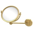 thumbnail image 1 of Allied Brass  8-inch Wall-mounted Makeup Mirror with 3x Magnification Polished Chrome, 1 of 5
