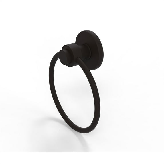 Allied Brass 916-ORB Mercury Collection Towel Ring, Oil Rubbed Bronze