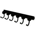thumbnail image 1 of Allied Brass 920D-6-BKM Mercury Collection 6 Position Tie & Belt Rack with Dotted Accent, Matte Black, 1 of 9