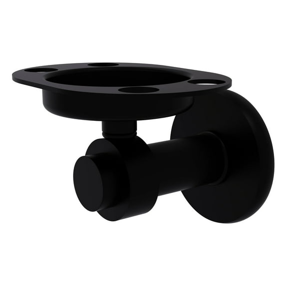 Allied Brass 926-BKM Mercury Collection Tumbler and Toothbrush Holder, Matte Black