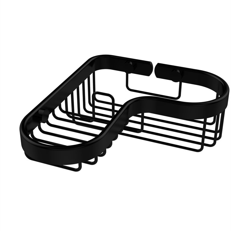 Allied Brass Corner Combination Shower Basket in Matte Black Allied Brass Corner Combination Shower Basket in Matte Black