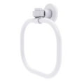 thumbnail image 1 of Allied Brass - Continental Towel Ring with Groovy Accents in Matte White, 1 of 3