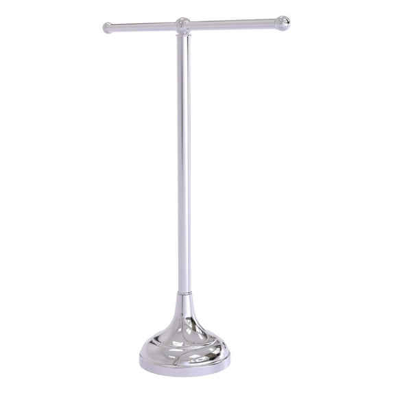 Allied Brass Countertop Solid Brass Towel Holder Polished Chrome Polished