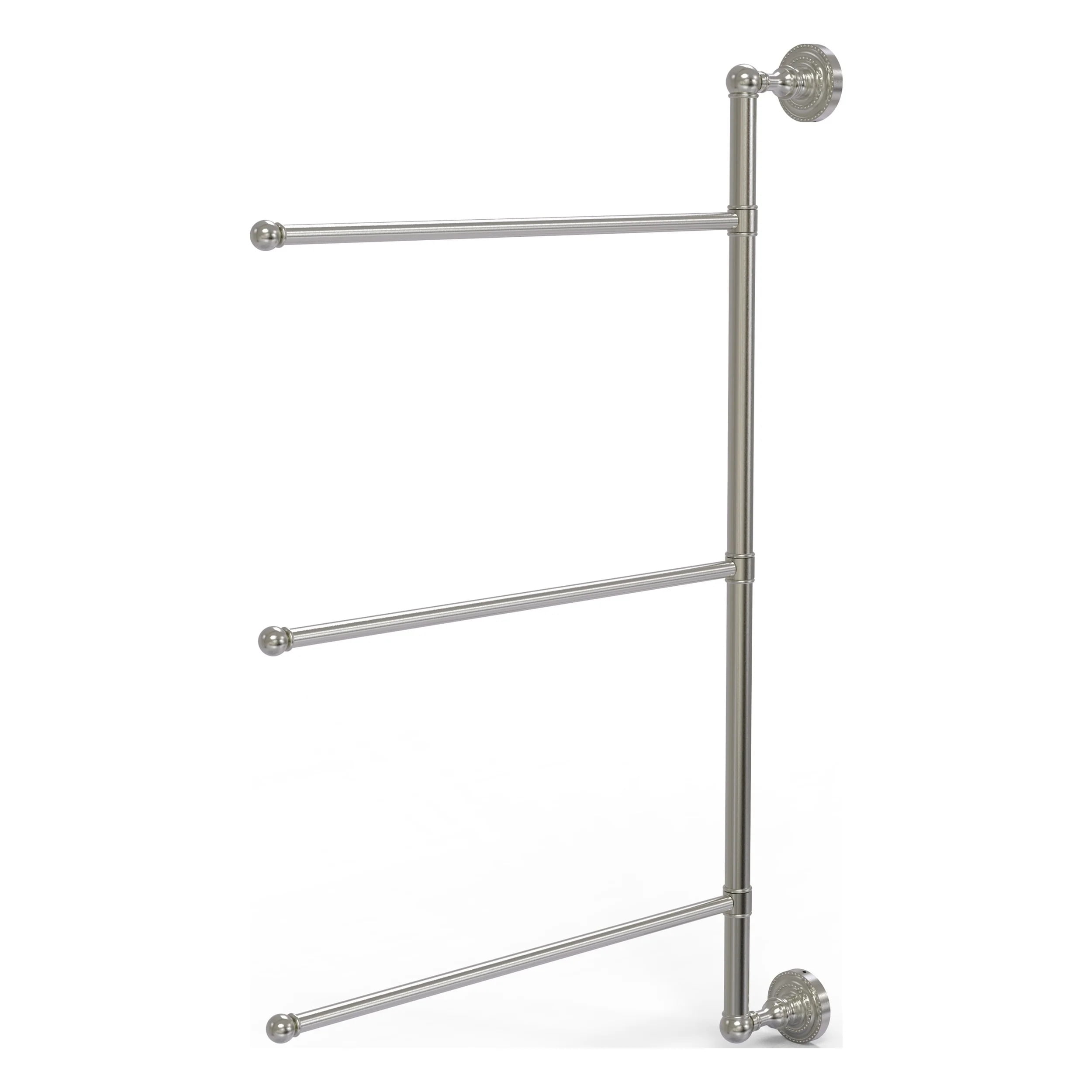 Allied Brass Dottingham 16" X 3.5" Antique Pewter Solid Brass Double R Toilet Tissue Holder