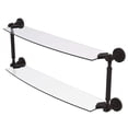thumbnail image 1 of Allied Brass DT-34/24-ORB Dottingham Collection 24 Inch Two Tiered Glass Shelf, Oil Rubbed Bronze, 1 of 3