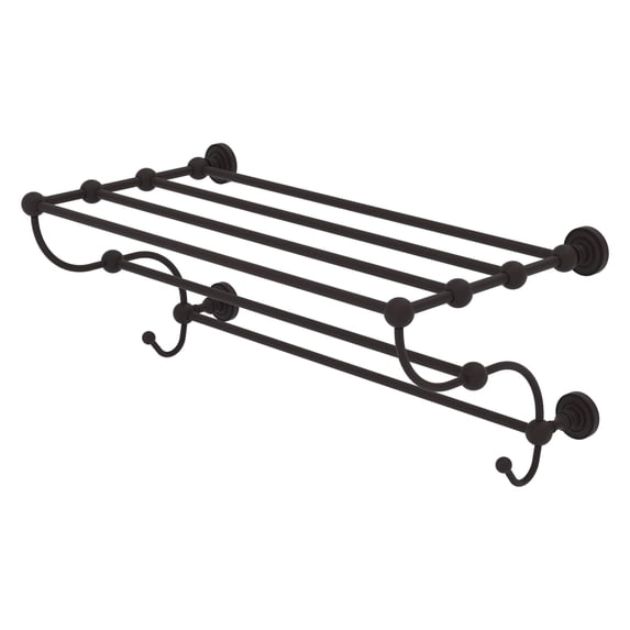 Allied Brass DT-HTL/24-5-ORB Dottingham Collection 24 Inch Train Rack Towel Shelf, Oil Rubbed Bronze