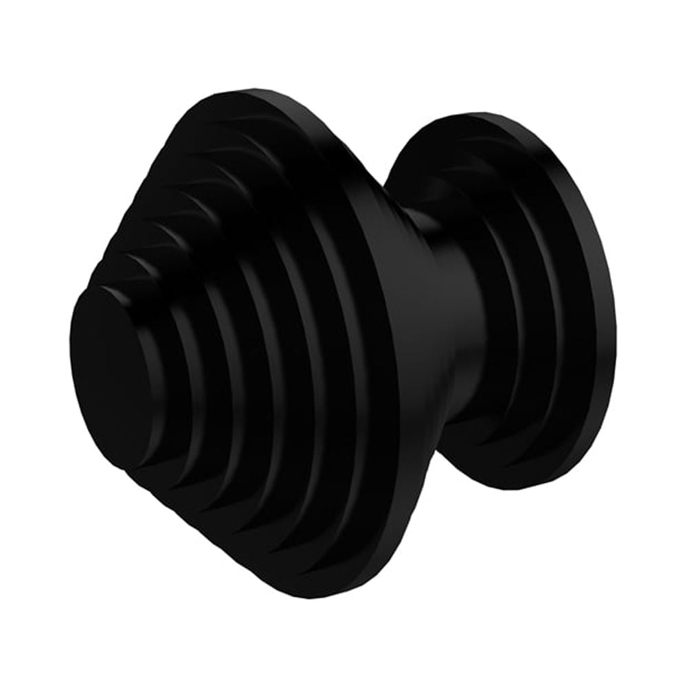 Allied Brass Designer Knob, Matte Black