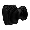 thumbnail image 1 of Allied Brass Designer Cabinet Knob, Matte Black, 1 of 2