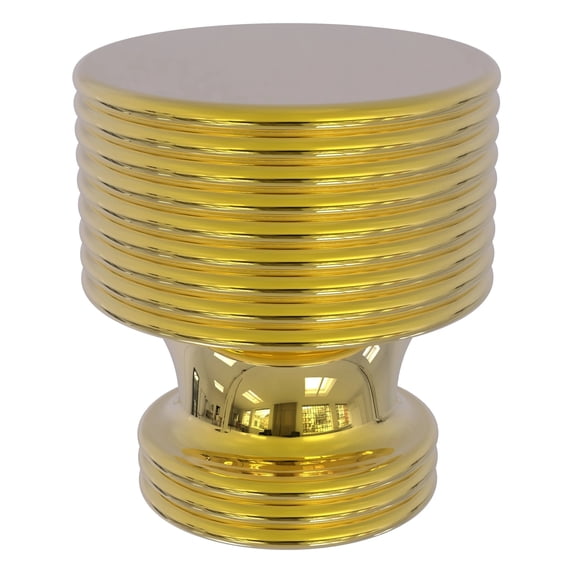 Allied Brass Designer Cabinet Knob, Polished Brass