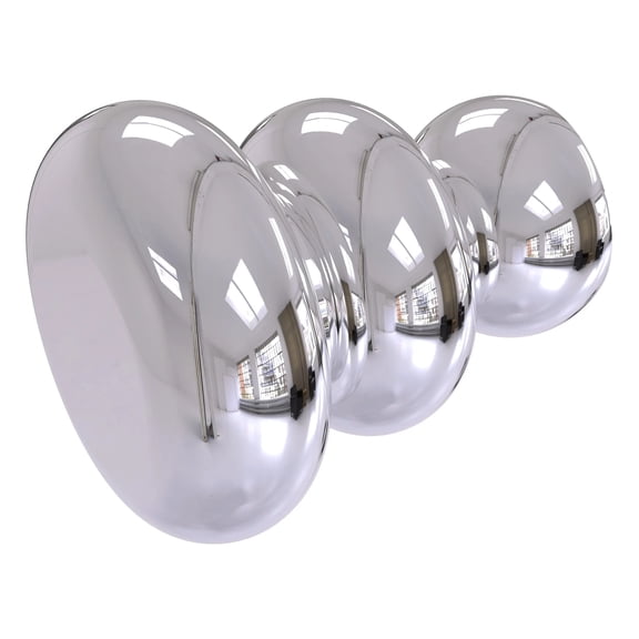 Allied Brass Designer Cabinet Knob, Polished Chrome