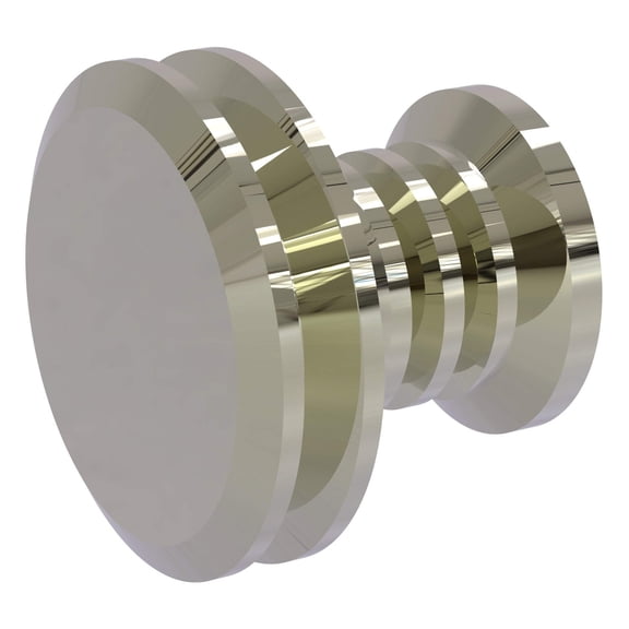 Allied Brass Designer Cabinet Knob, Polished Nickel
