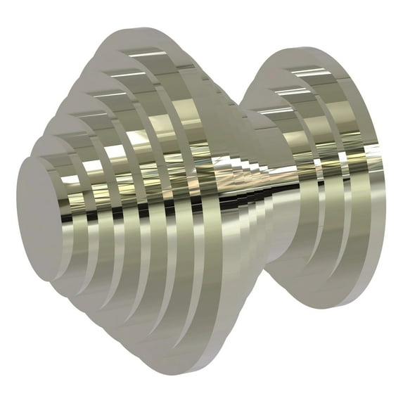 Allied Brass Designer Cabinet Knob, Polished Nickel