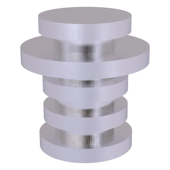 Allied Brass Designer Cabinet Knob, Satin Chrome