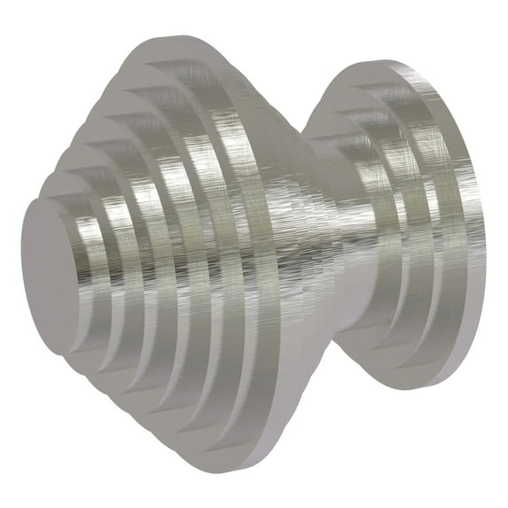 Allied Brass Designer Cabinet Knob, Satin Nickel