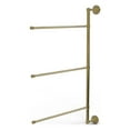 thumbnail image 1 of Allied Brass Dottingham 3 Swing Arm Vertical 28'' Towel Bar in Unlacquered Brass, 1 of 2