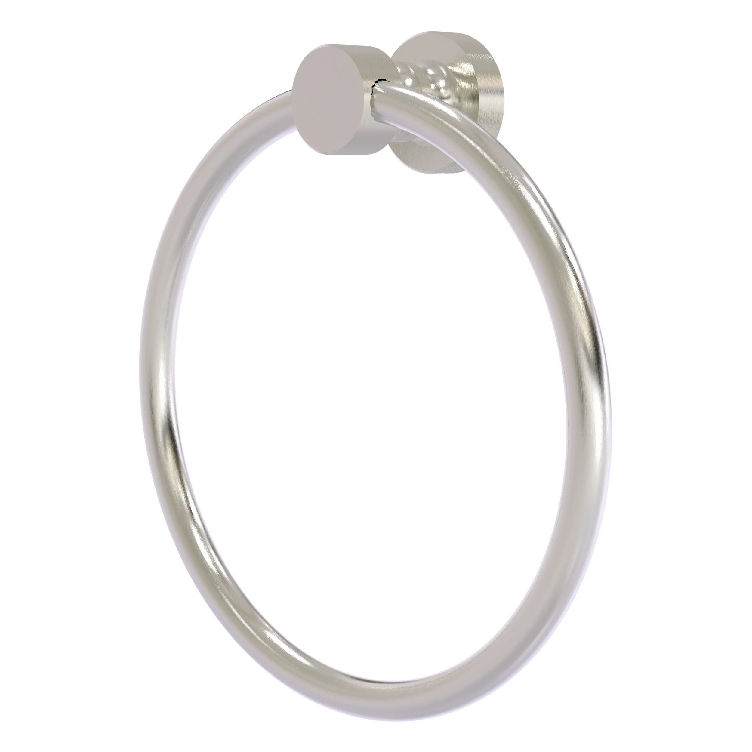 Allied Brass - Foxtrot Collection Towel Ring in Satin Nickel 