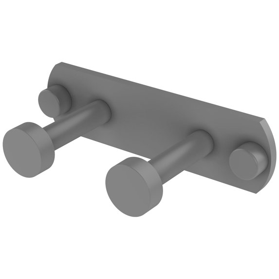 Allied Brass - Fresno Collection 2 Position Multi Hook in Matte Gray