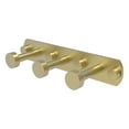 thumbnail image 1 of Allied Brass - Fresno Collection 3 Position Multi Hook in Satin Brass, 1 of 7