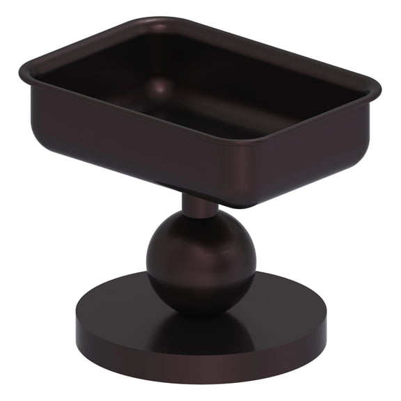 Allied Brass GL-56-ABZ Vanity Top Soap Dish, Antique Bronze