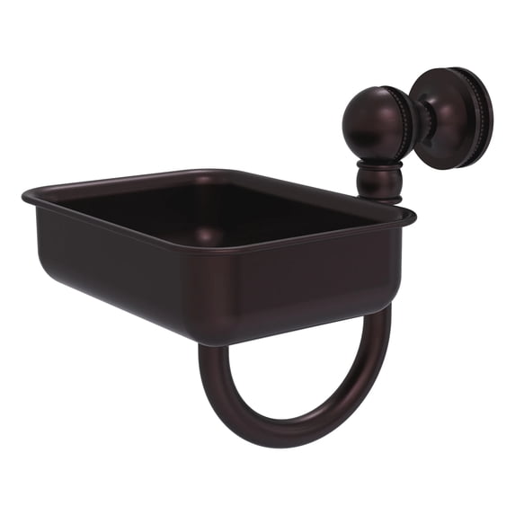 Allied Brass MA-32-ABZ Mambo Collection Wall Mounted Soap Dish, Antique Bronze