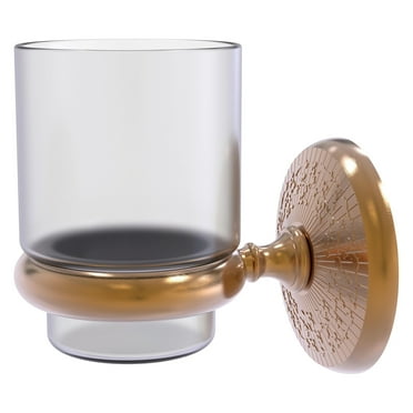Allied Brass MC-66-BBR Monte Carlo Collection Wall Mounted Tumbler Holder, Brushed Bronze
