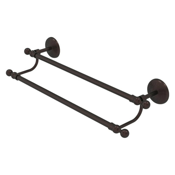 Allied Brass MC-72/30-ABZ Monte Carlo Collection 30 Inch Double Towel Bar, Antique Bronze