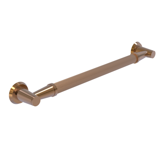 Allied Brass MD-GRR-36-BBR 36 Inch Reeded Grab Bar, Brushed Bronze