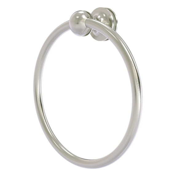 Allied Brass - Mambo Collection Towel Ring in Satin Nickel