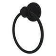 thumbnail image 1 of Allied Brass - Mercury Towel Ring with Dotted Accent in Matte Black, 1 of 2
