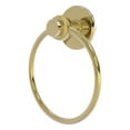 thumbnail image 1 of Allied Brass - Mercury Towel Ring with Twist Accent in Unlacquered Brass, 1 of 2